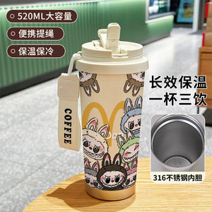 Abrir la imagen en la presentación de diapositivas, Large Capacity Labubu Coffee Cup - Labubu Closet
